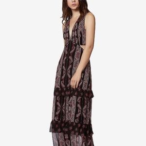 Avec Les Filles Paisley-Print Dress